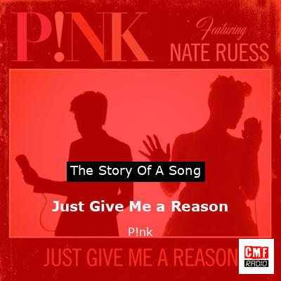 final cover Just Give Me a Reason Pnk
