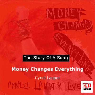final cover Money Changes Everything Cyndi Lauper