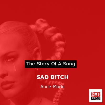 The Story And Meaning Of The Song 'SAD B!TCH - Anne-Marie