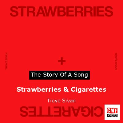final cover Strawberries Cigarettes Troye Sivan