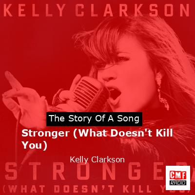 final cover Stronger What Doesnt Kill You Kelly Clarkson