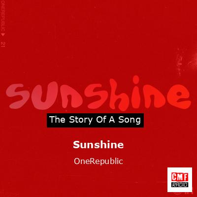 OneRepublic – Sunshine Lyrics