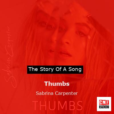 final cover Thumbs Sabrina Carpenter