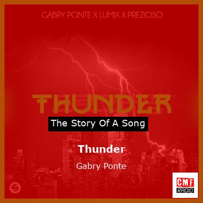 Thunder – Gabry Ponte