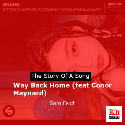 Way Back Home (feat Conor Maynard) – Sam Feldt