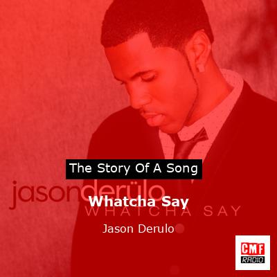 final cover Whatcha Say Jason Derulo