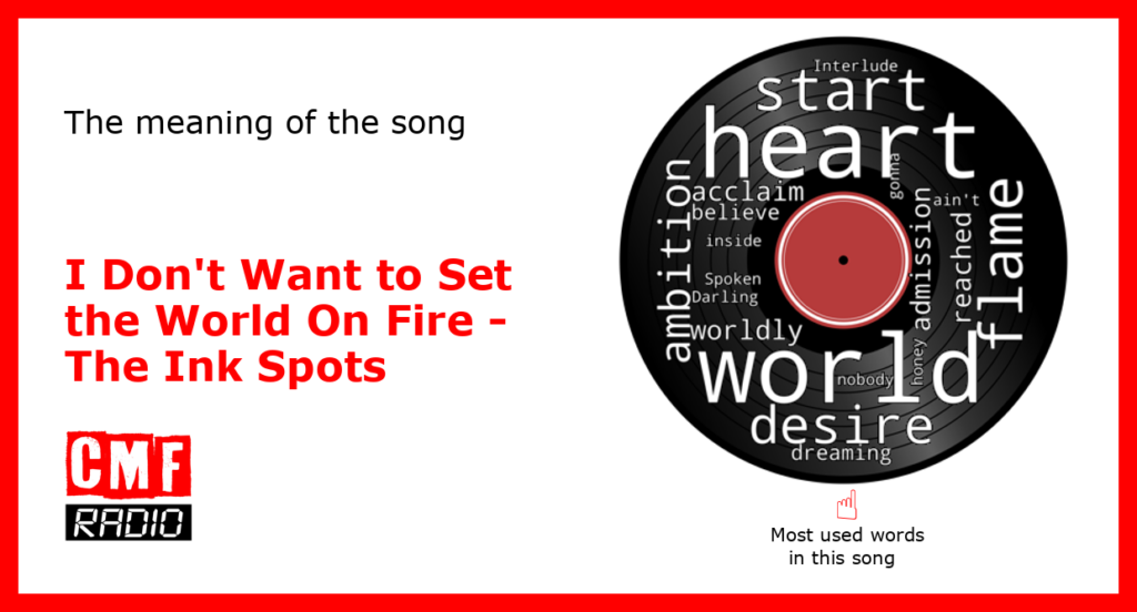 en I Dont Want to Set the World On Fire The Ink Spots KWcloud final