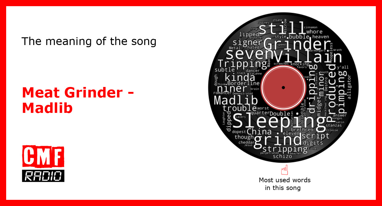 The story and meaning of the song 'Meat Grinder Madlib