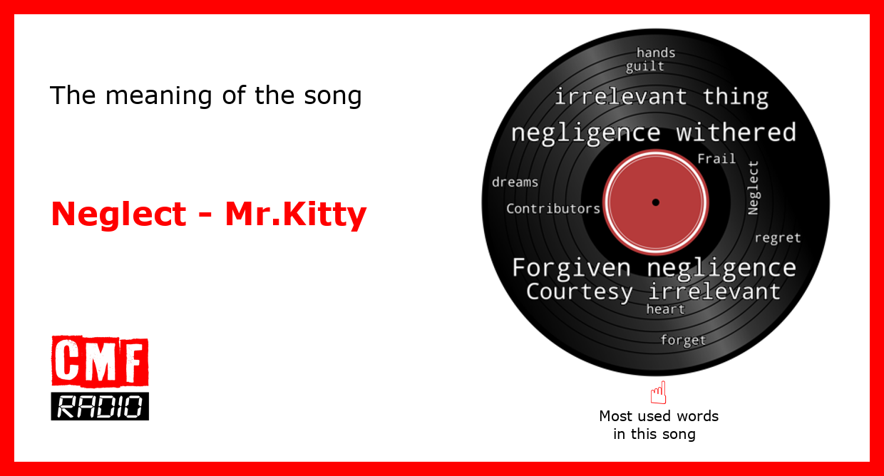The story and meaning of the song 'Neglect - Mr.Kitty 