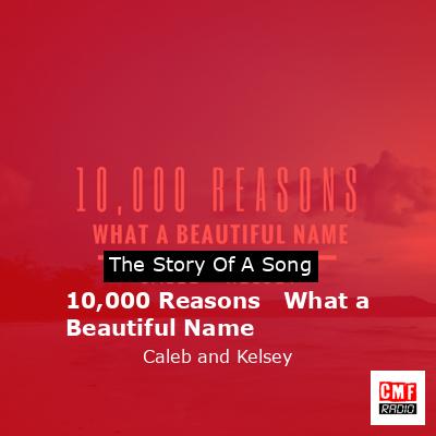 final cover 10000 Reasons What a Beautiful Name Caleb and Kelsey