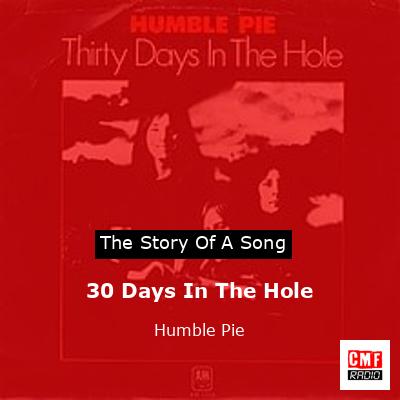 final cover 30 Days In The Hole Humble Pie