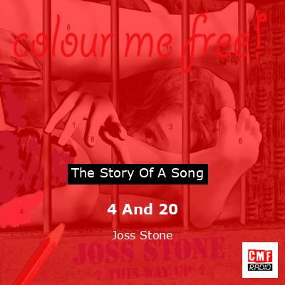 final cover 4 And 20 Joss Stone