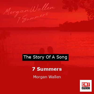 final cover 7 Summers Morgan Wallen