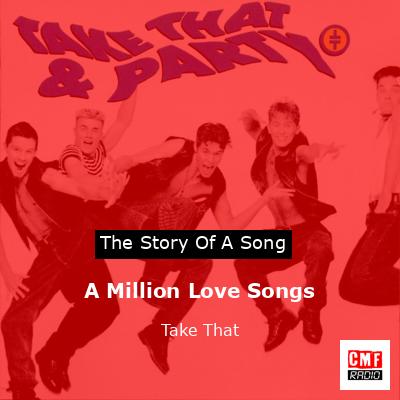 final cover A Million Love Songs Take That