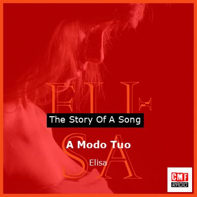 A Modo Tuo – Elisa