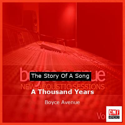 A Thousand Years – Boyce Avenue