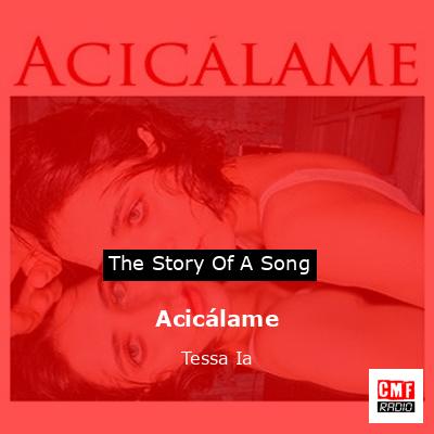 Acicálame – Tessa Ia