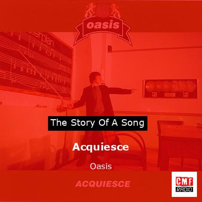 final cover Acquiesce Oasis