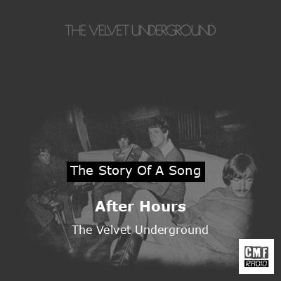 final cover After Hours The Velvet Underground