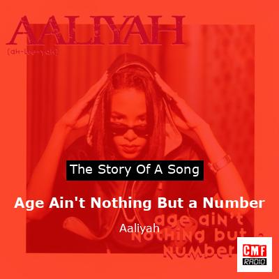final cover Age Aint Nothing But a Number Aaliyah