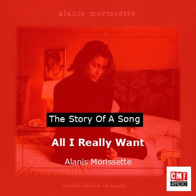 final cover All I Really Want Alanis Morissette