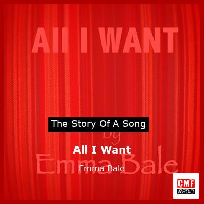 final cover All I Want Emma Bale