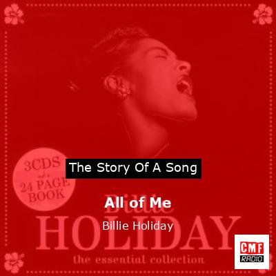 final cover All of Me Billie Holiday