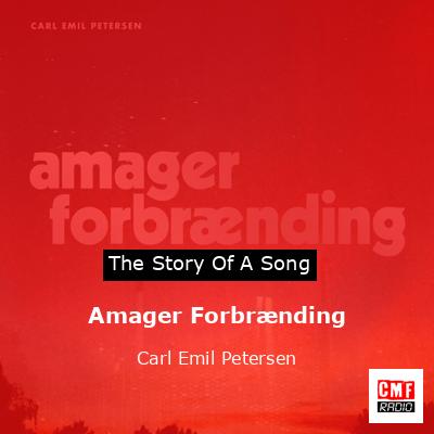 final cover Amager Forbraending Carl Emil Petersen