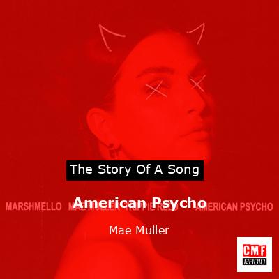 final cover American Psycho Mae Muller