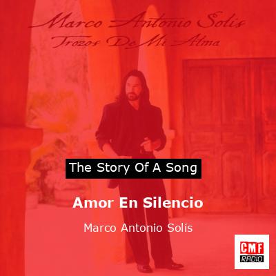 final cover Amor En Silencio Marco Antonio Solis