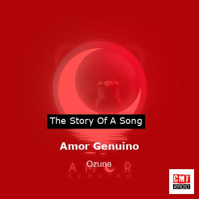 final cover Amor Genuino Ozuna