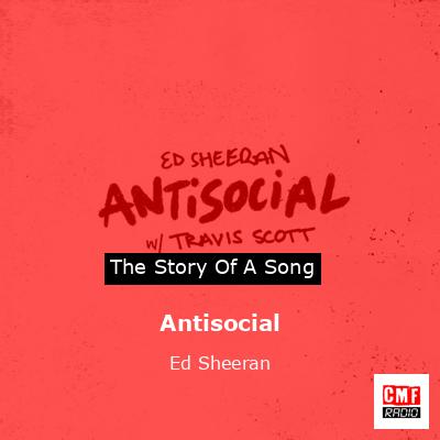 final cover Antisocial Ed Sheeran