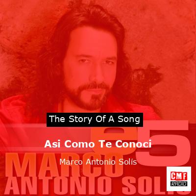 final cover Asi Como Te Conoci Marco Antonio Solis