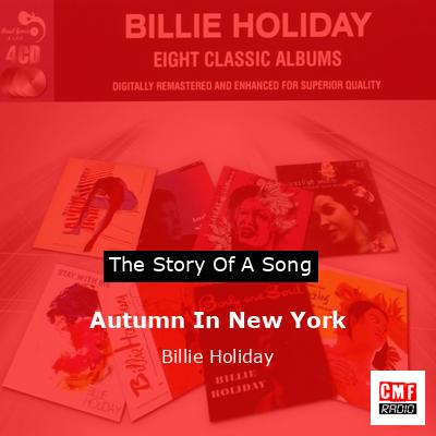 final cover Autumn In New York Billie Holiday