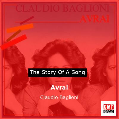 Avrai – Claudio Baglioni