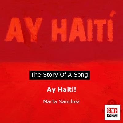 Ay Haiti! – Marta Sánchez