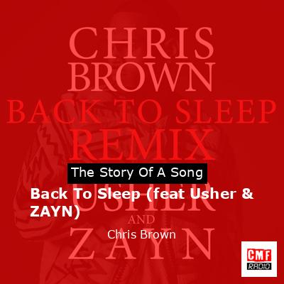 Back To Sleep (feat Usher & ZAYN) – Chris Brown