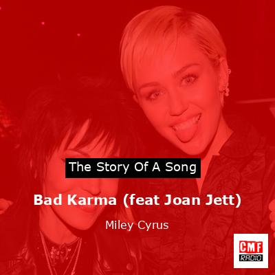 final cover Bad Karma feat Joan Jett Miley Cyrus