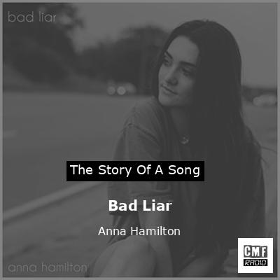final cover Bad Liar Anna Hamilton