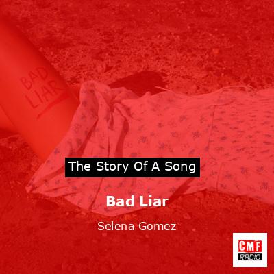 final cover Bad Liar Selena Gomez