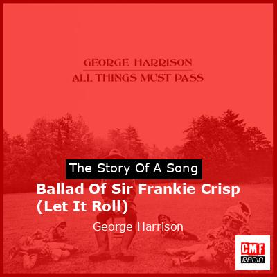 final cover Ballad Of Sir Frankie Crisp Let It Roll George Harrison