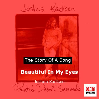 final cover Beautiful In My Eyes Joshua Kadison