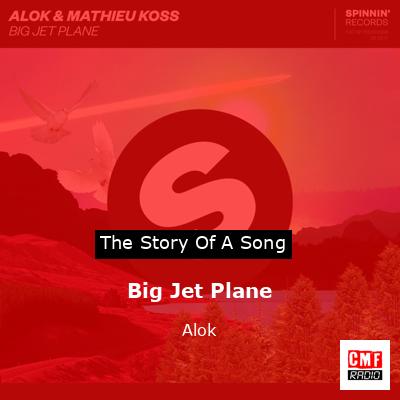 final cover Big Jet Plane Alok