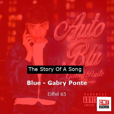 final cover Blue Gabry Ponte Eiffel 65