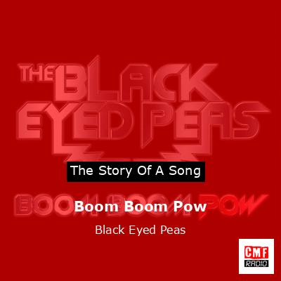final cover Boom Boom Pow Black Eyed Peas