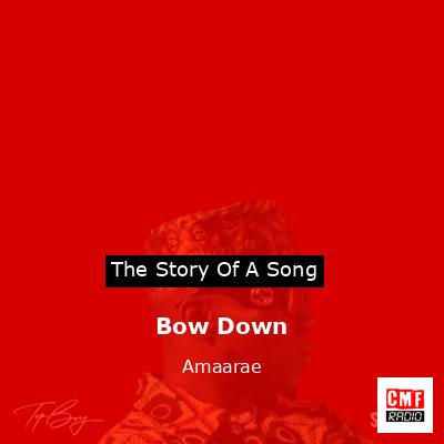 Bow Down – Amaarae