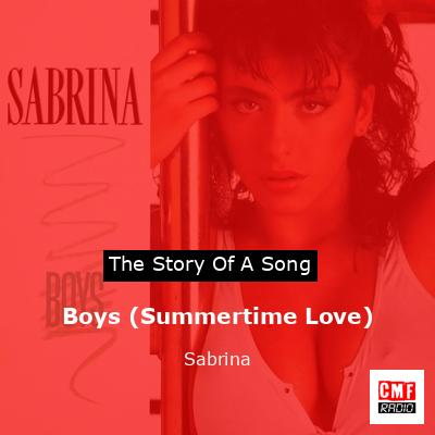 final cover Boys Summertime Love Sabrina