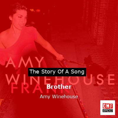 final cover Brother Amy Winehouse