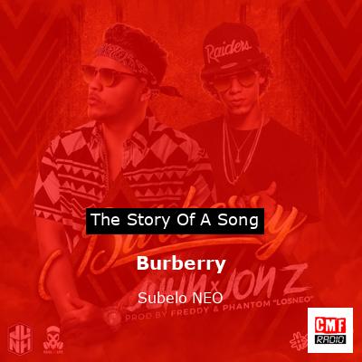 The story of a song: Burberry - Subelo NEO