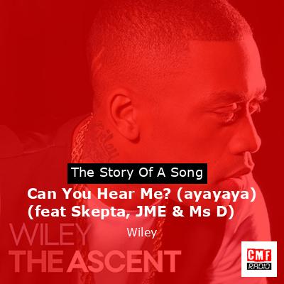 Can You Hear Me? (ayayaya) (feat Skepta, JME & Ms D) – Wiley